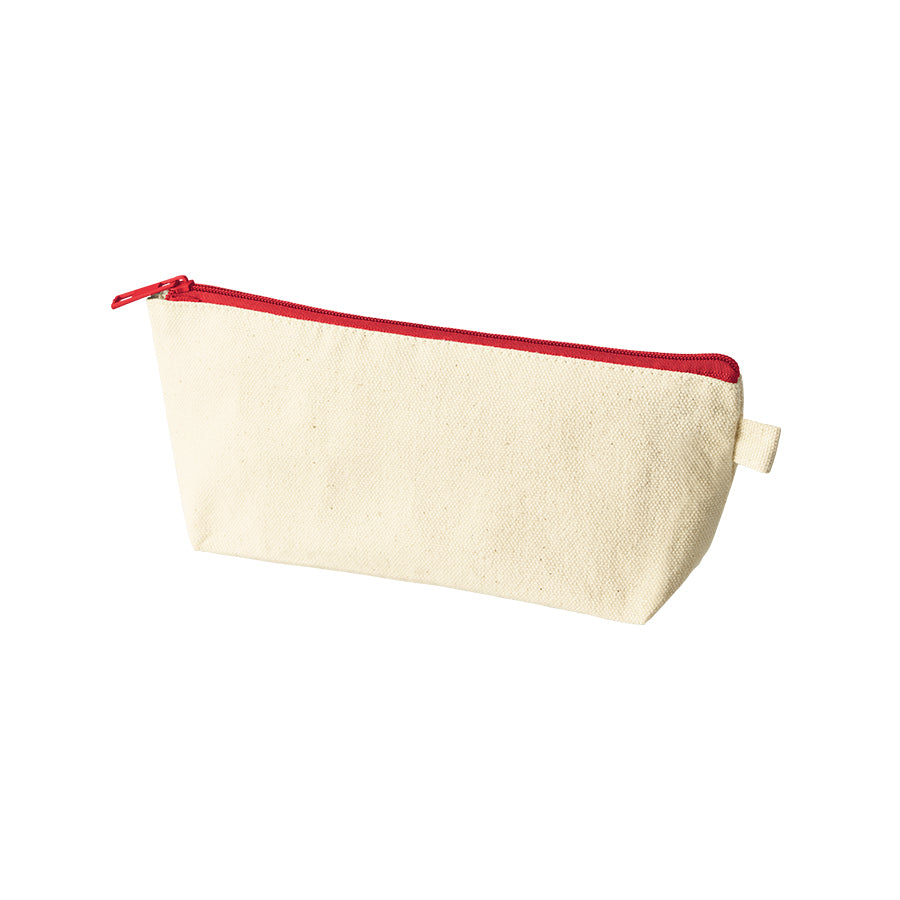 カラーファスナーキャンバスロングポーチ