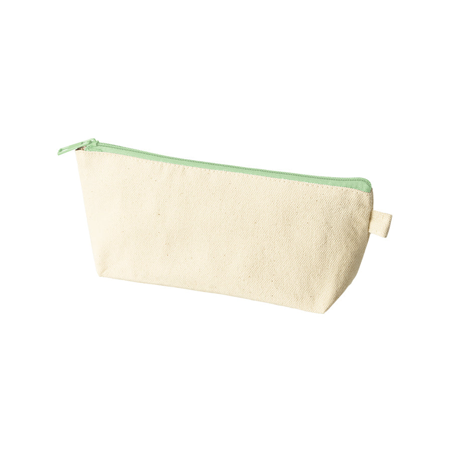 カラーファスナーキャンバスロングポーチ