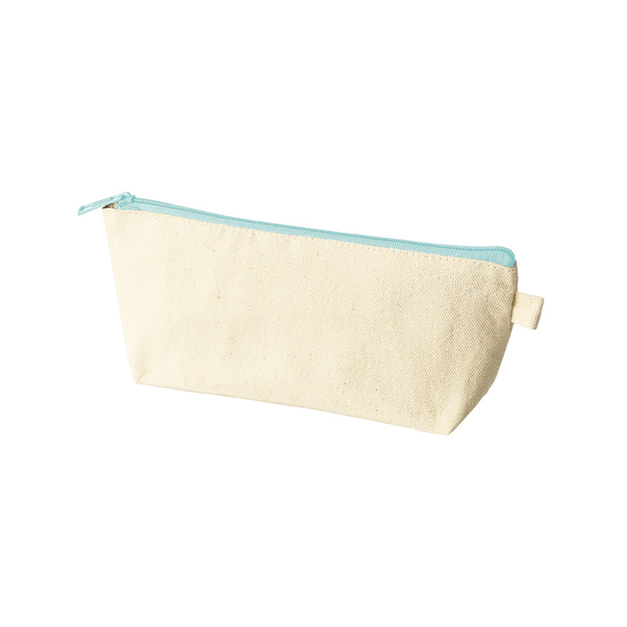 カラーファスナーキャンバスロングポーチ