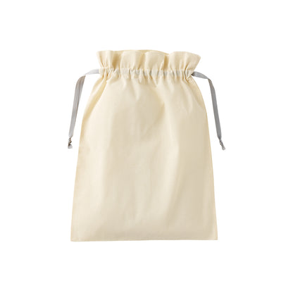 コットンカラーリボン巾着（L）