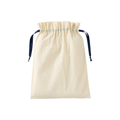 コットンカラーリボン巾着（L）