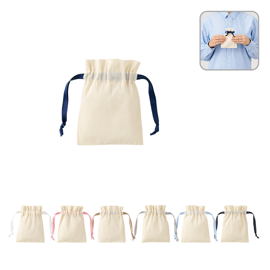 コットンカラーリボン巾着（SS）