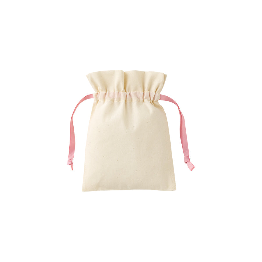コットンカラーリボン巾着（S）