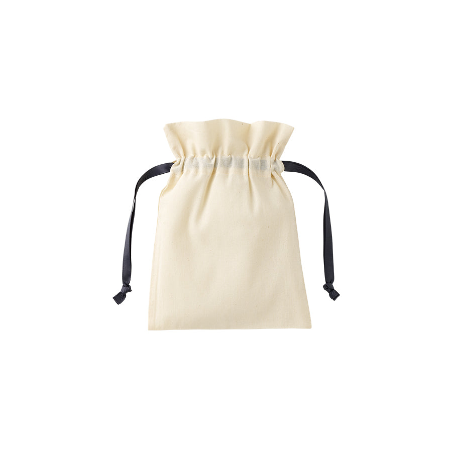 コットンカラーリボン巾着（S）