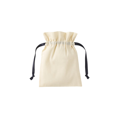 コットンカラーリボン巾着（S）