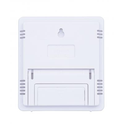  デジタル温湿度計の裏面