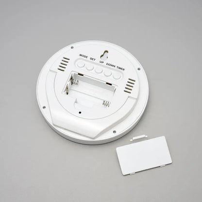 表示が見やすい丸時計の蓋を外した図