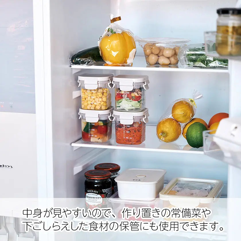 保冷剤付フードコンテナーを冷蔵庫にいれたイメージ