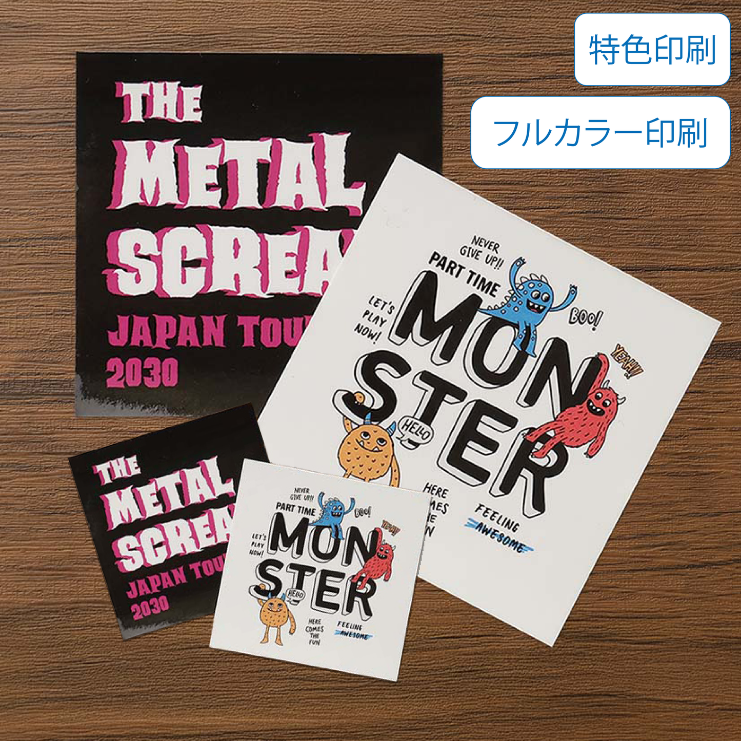 オリジナルステッカー　スクエア