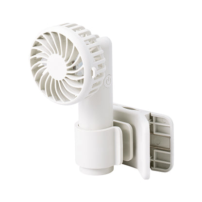 日傘にもつけられるクリップ付ハンディファン