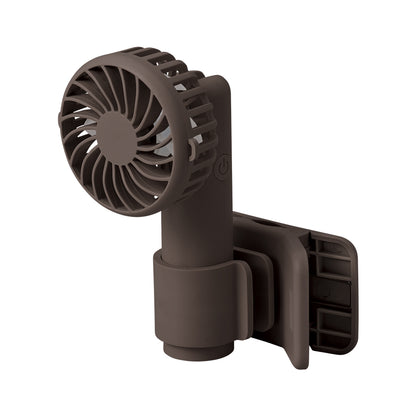 日傘にもつけられるクリップ付ハンディファン