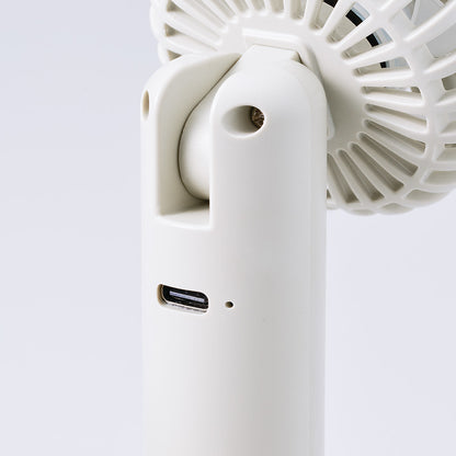 日傘にもつけられるクリップ付ハンディファン