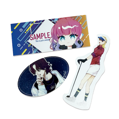 オリジナルステッカー　ダイカット