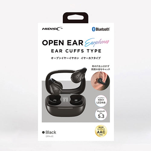 ワイヤレスイヤホン イヤーカフタイプ