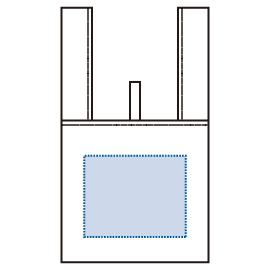 クルリト　セルフレジで使いやすいスクエアデリバッグ