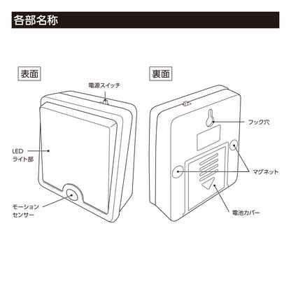LEDセンサースタンドライト