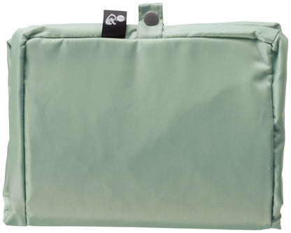 リル 再生PET保冷温ショッピングバッグのグリーンを畳んだ画像