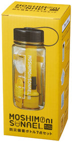 モシモニソナエル 防災備蓄ボトル7点セットの化粧箱の写真