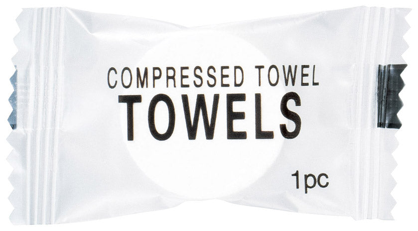 モシモニソナエル 防災備蓄ボトル7点セットの圧縮タオル写真