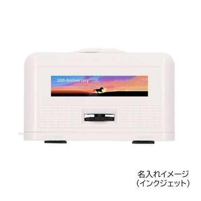 コンパクトオペラグラスにインクジェットで名入れしたイメージ