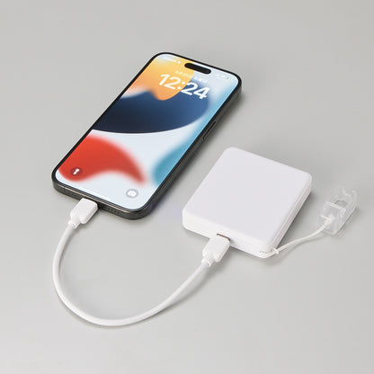 PD急速充電コードストラップ付モバイルチャージャー5000（全面印刷対応）