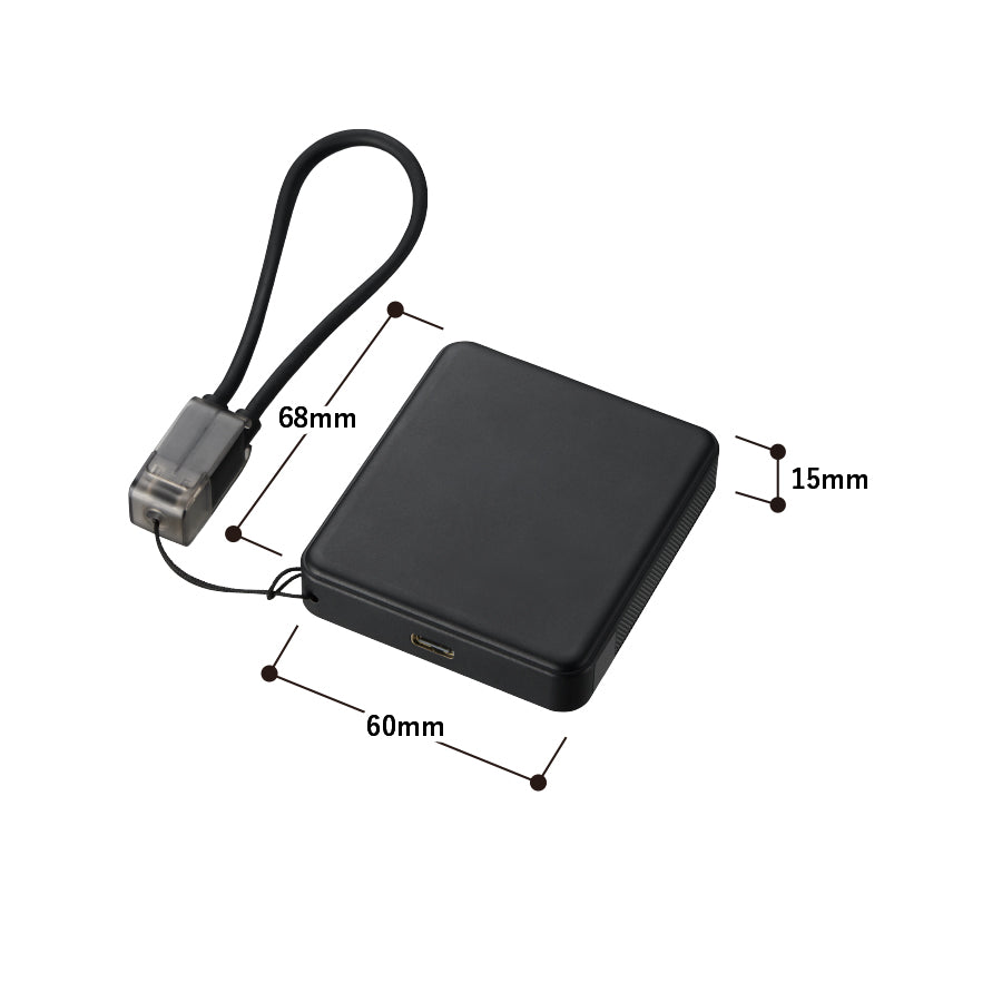 PD急速充電コードストラップ付モバイルチャージャー5000（全面印刷対応）