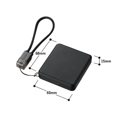 PD急速充電コードストラップ付モバイルチャージャー5000（全面印刷対応）