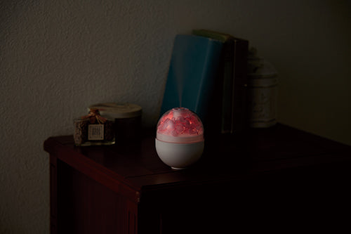 花の加湿器（ライト付き）