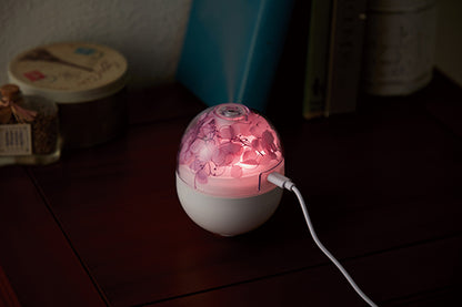 花の加湿器（ライト付き）
