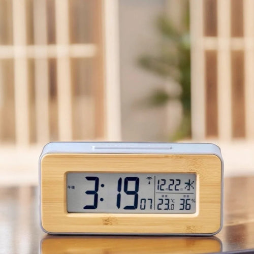 竹の電波時計　全体