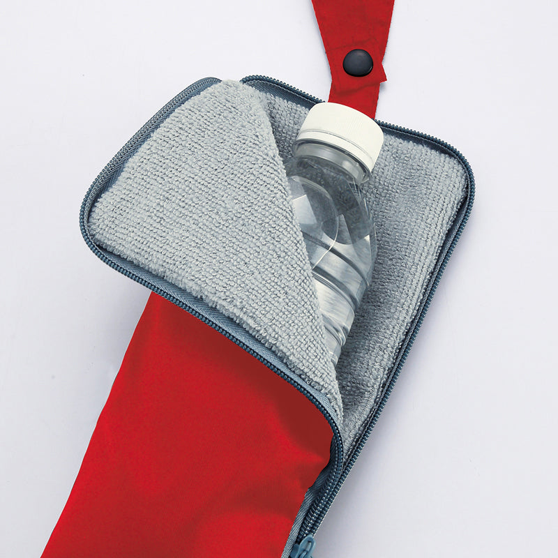 リフェロ・再生PETポータブルマルチ傘カバーにペットボトル入れた写真