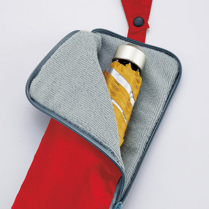 リフェロ・再生PETポータブルマルチ傘カバーに傘を入れた写真のズーム