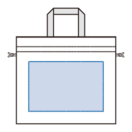 リップストップ巾着バッグ