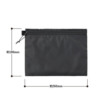 リップストップフラットポーチ（M）