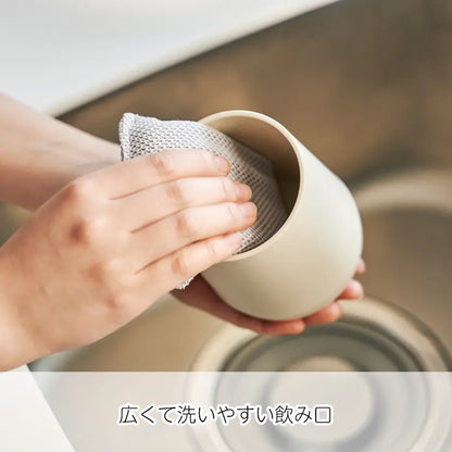 蓋付きラウンドタンブラー 320mlの洗いやすさのアピール