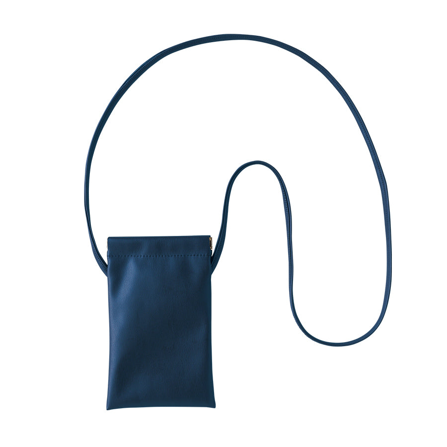 バネ口レザースタイルサコッシュ