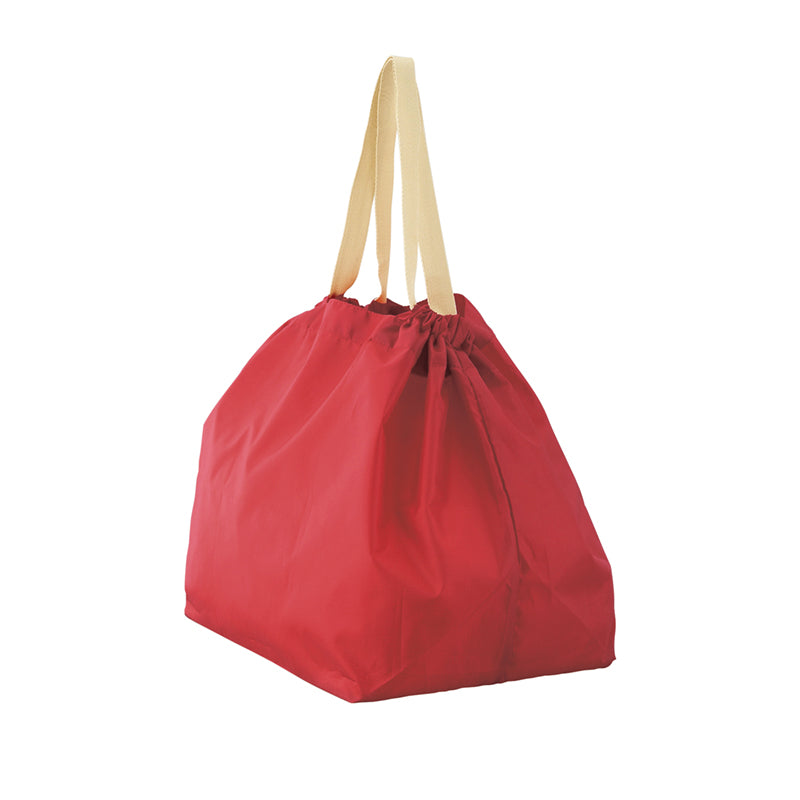 セルトナ・ポータブルラージ2WAY巾着トートを横からみた写真