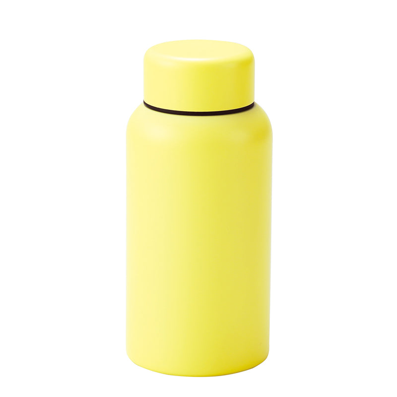 Smoo・真空二重構造ステンレスボトル400mlのイエロー