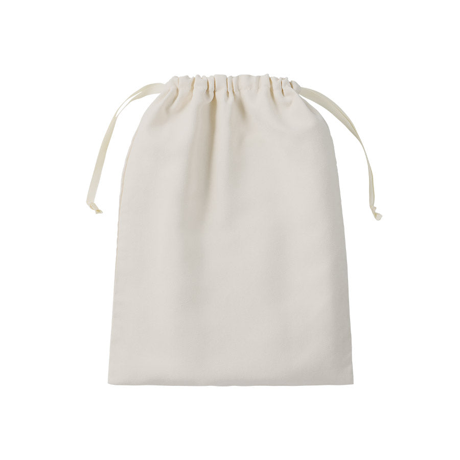 スウェード風巾着（L）