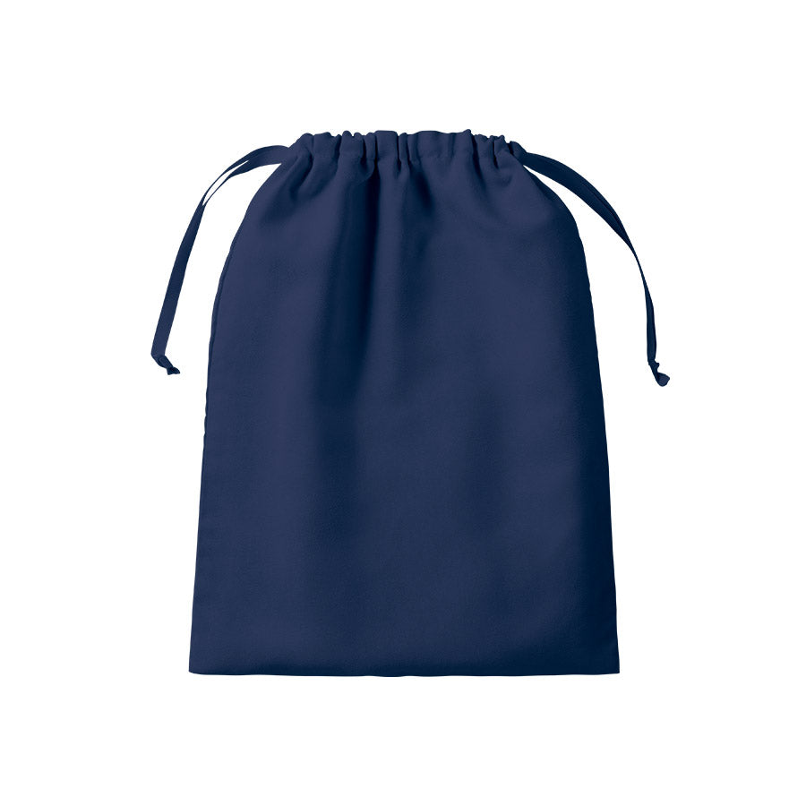 スウェード風巾着（L）