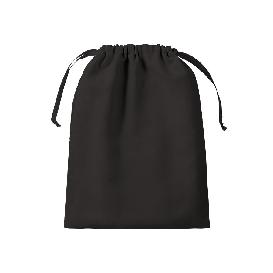 スウェード風巾着（L）