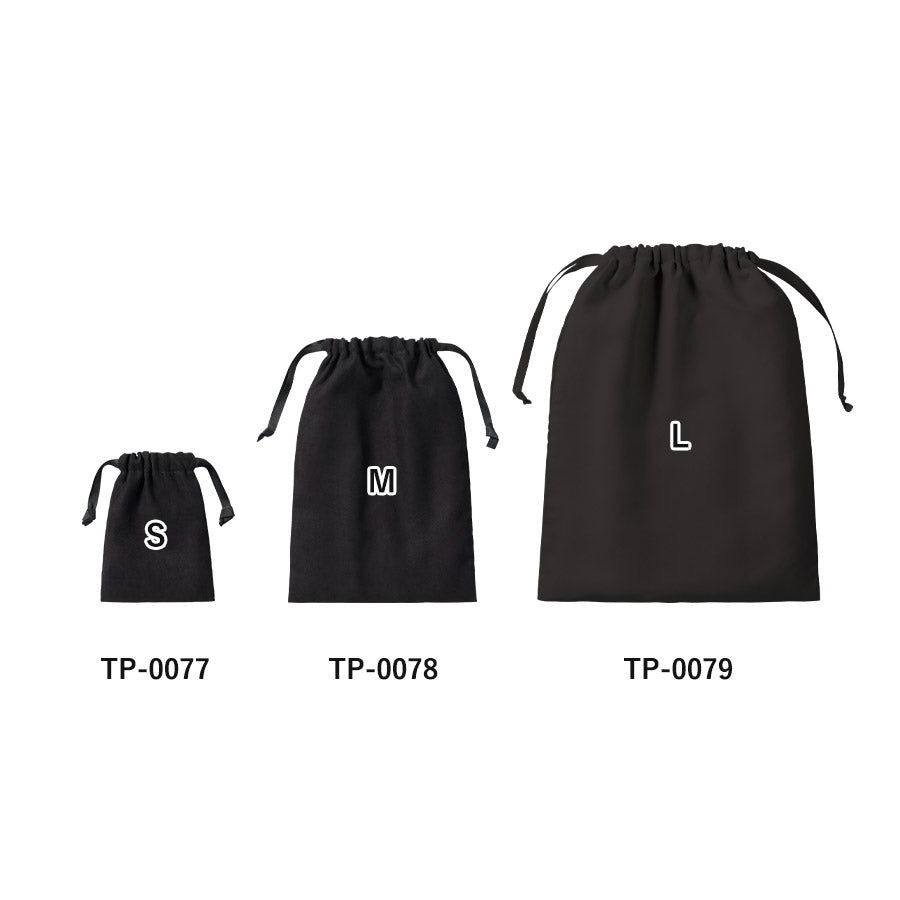 スウェード風巾着（M）