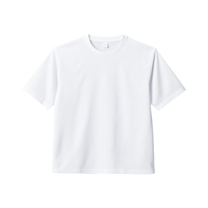 カスタムデザインポリエステルドライＴシャツ　ホワイト