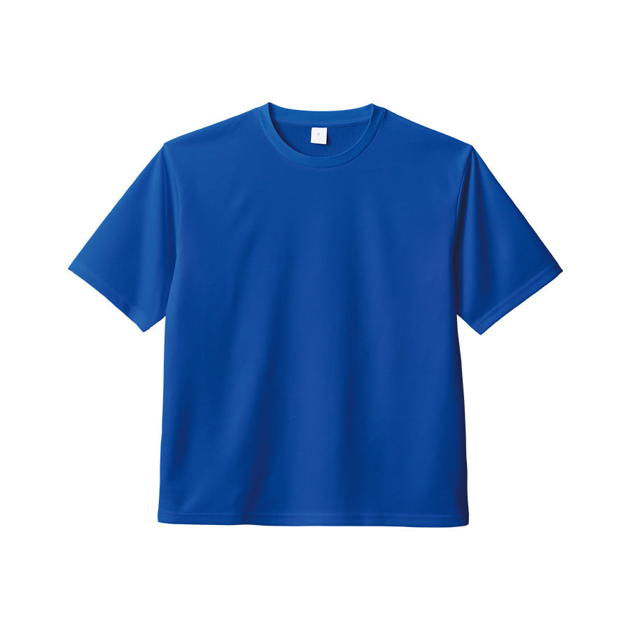カスタムデザインポリエステルドライＴシャツ ロイヤルブルー