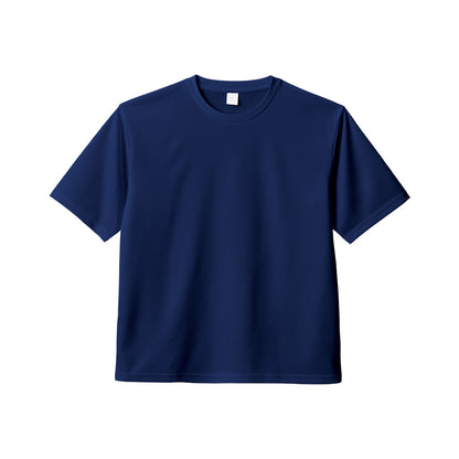 カスタムデザインポリエステルドライＴシャツ　ネイビー