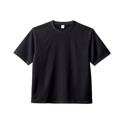 カスタムデザインポリエステルドライＴシャツ　ブラック