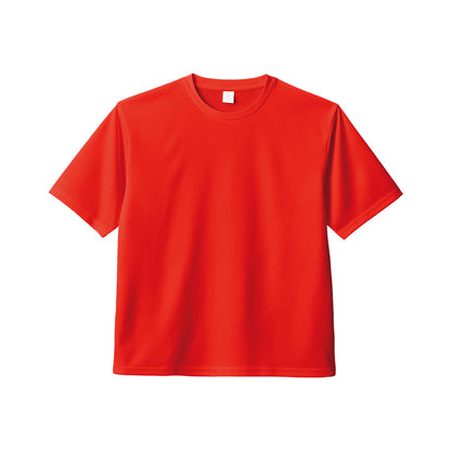 カスタムデザインポリエステルドライＴシャツ　レッド