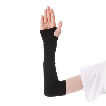 UVカットアームカバー（EVAポーチ付）　ブラック