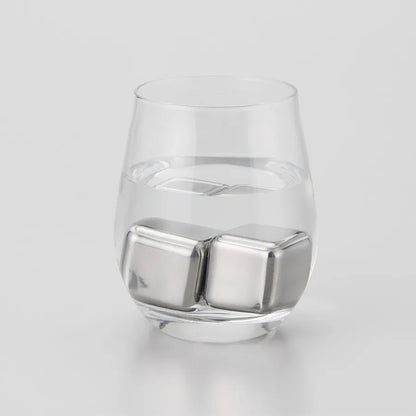 ステンレスアイスキューブ　シルバー