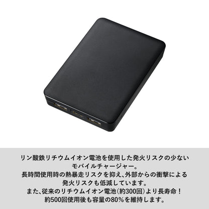 全面印刷できるモバイルチャージャー5000（リン酸鉄使用）